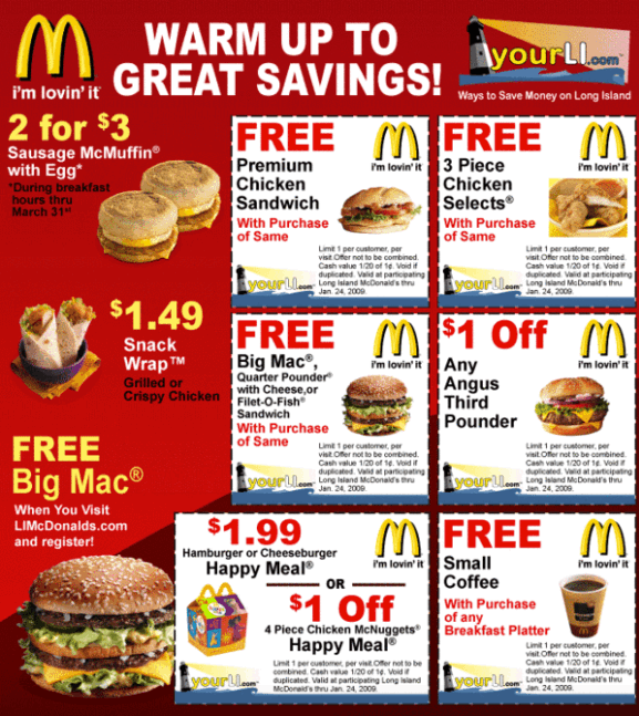 Find Out How to Use Free McDonald's Coupons Through the App